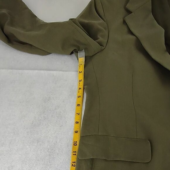 Walters and Hilman Southampton Olive Green Suit Jacket Size 43R - Picture 6 of 11